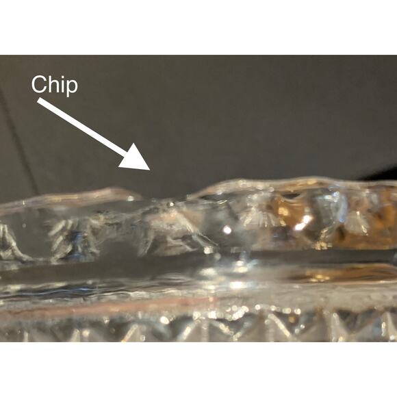 Anchor Hocking Wexford Clear Crystal Creamer Pressed Glass Handle 6 Oz Pitcher - Picture 7 of 8